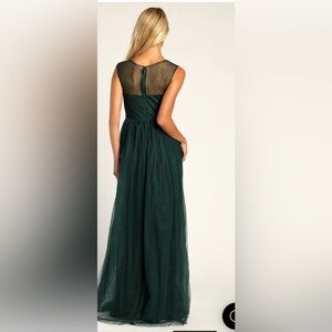 Dark green small formal dress